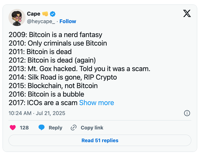 《富爸爸，穷爸爸》作者警告比特币（BTC）“泡沫”可能很快破裂