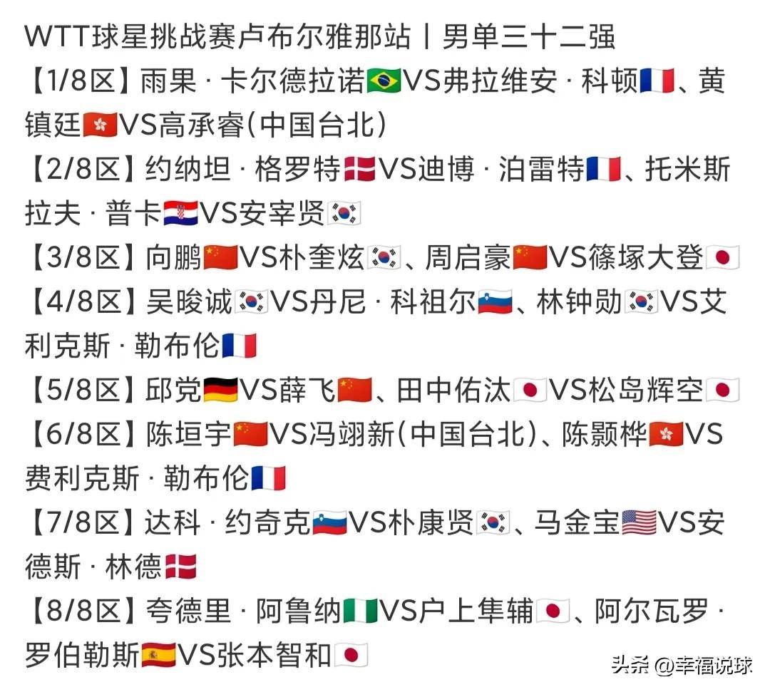 中央五台直播乒乓球时间表国乒20日最新赛程公开国乒再战张本美和