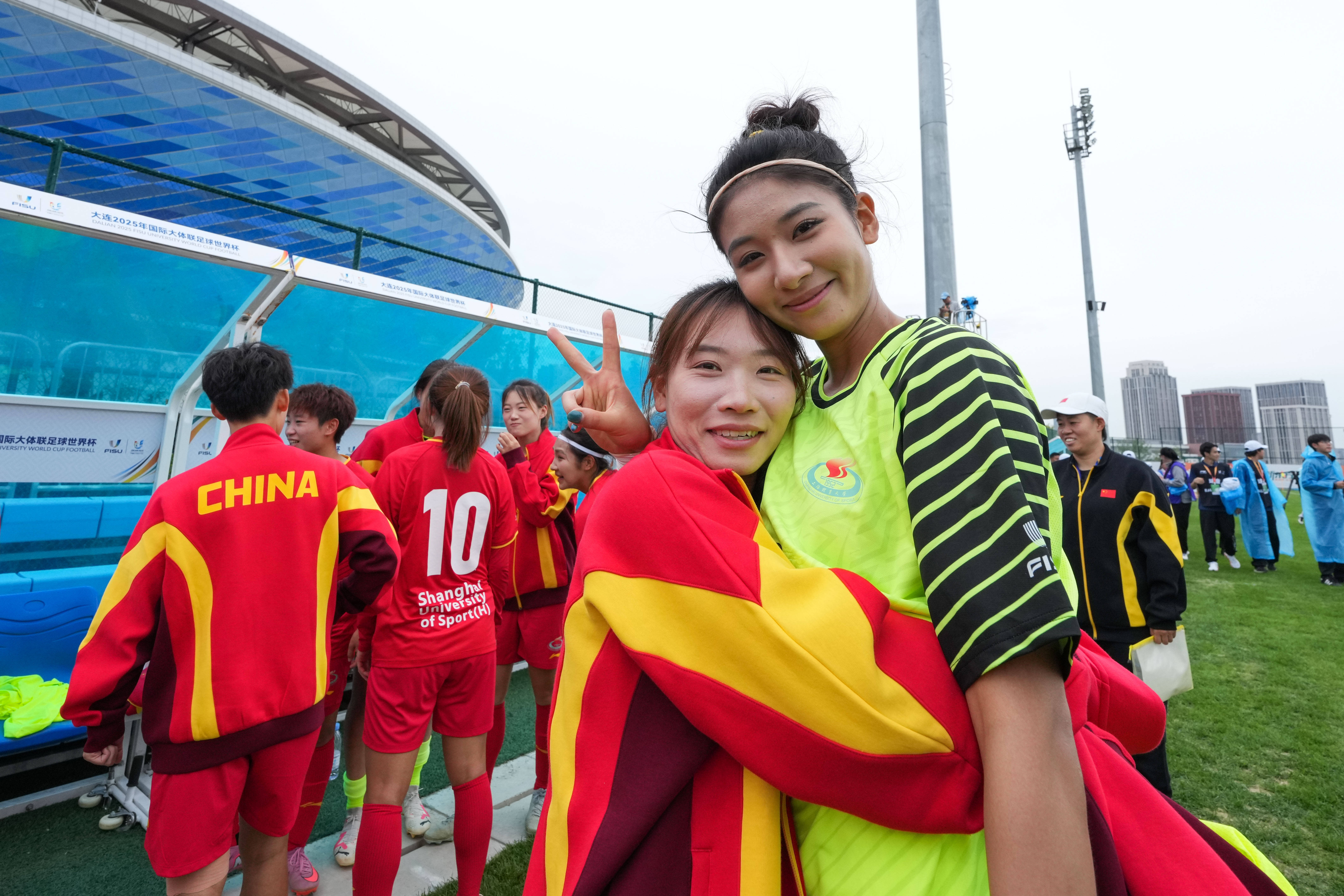 (体育)足球——国际大体联世界杯小组赛:上海体育大学女足胜圣卡塔琳娜南部大学女足