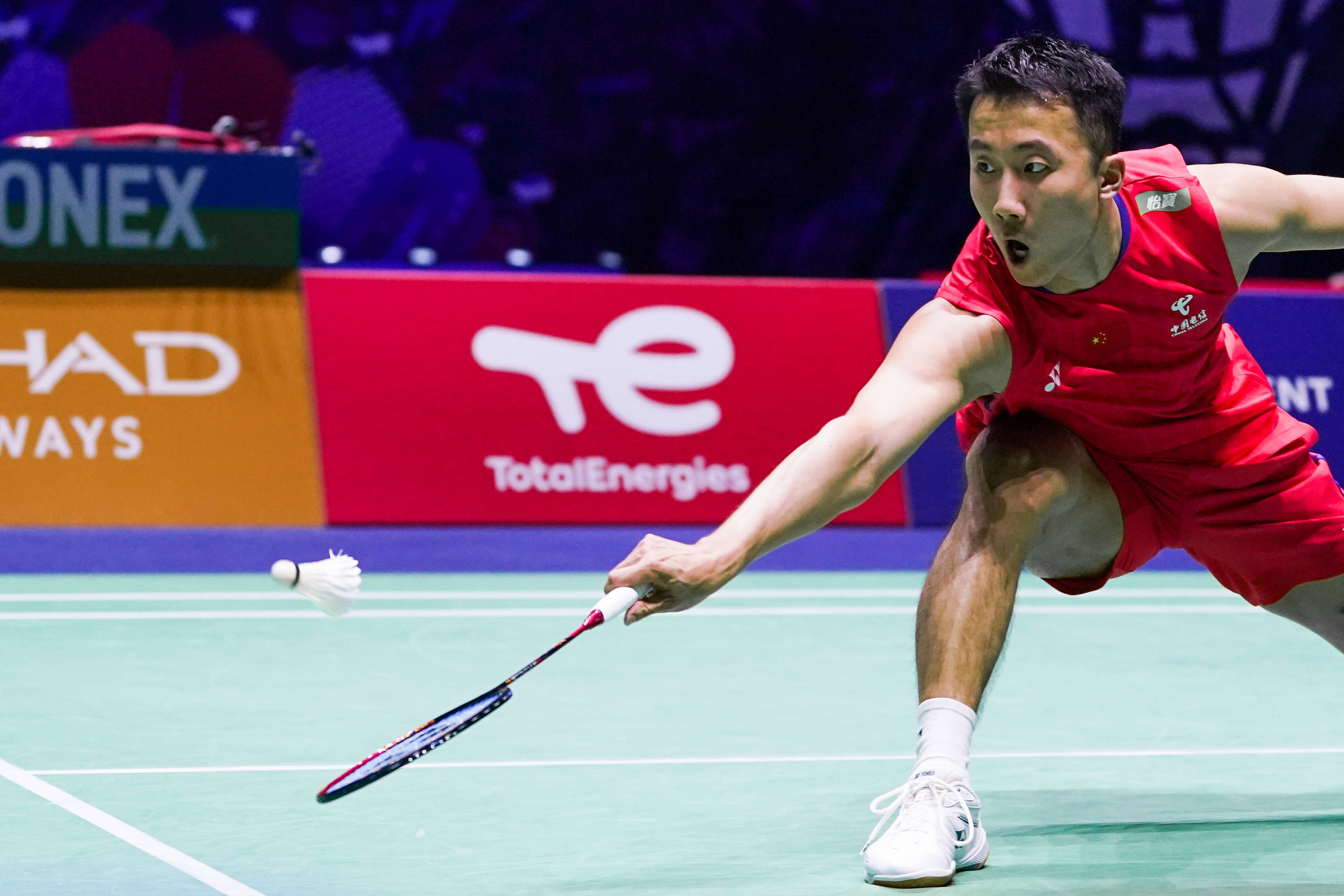 (体育)羽毛球——世锦赛:陆光祖首轮晋级