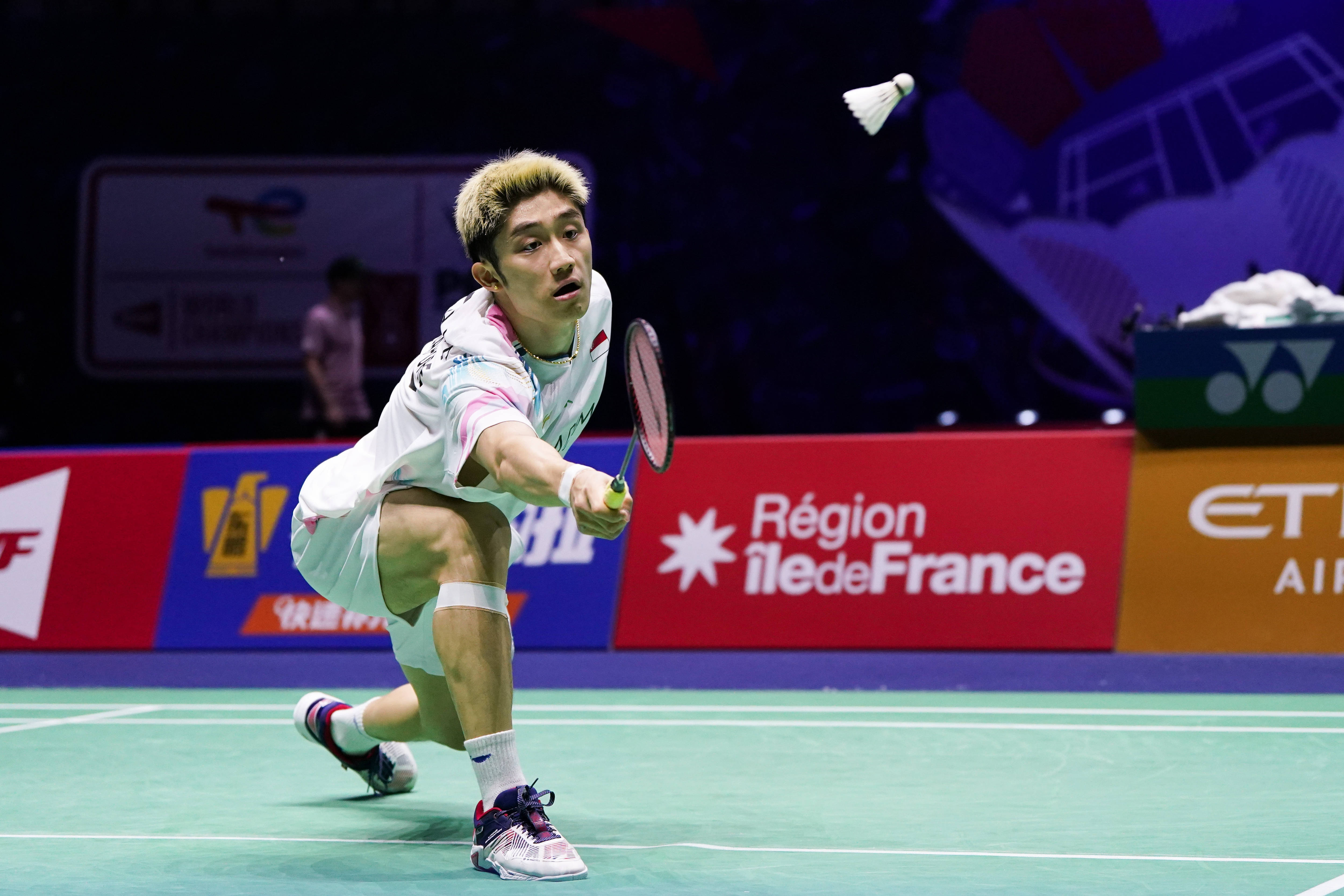 (体育)羽毛球——世锦赛:陆光祖首轮晋级