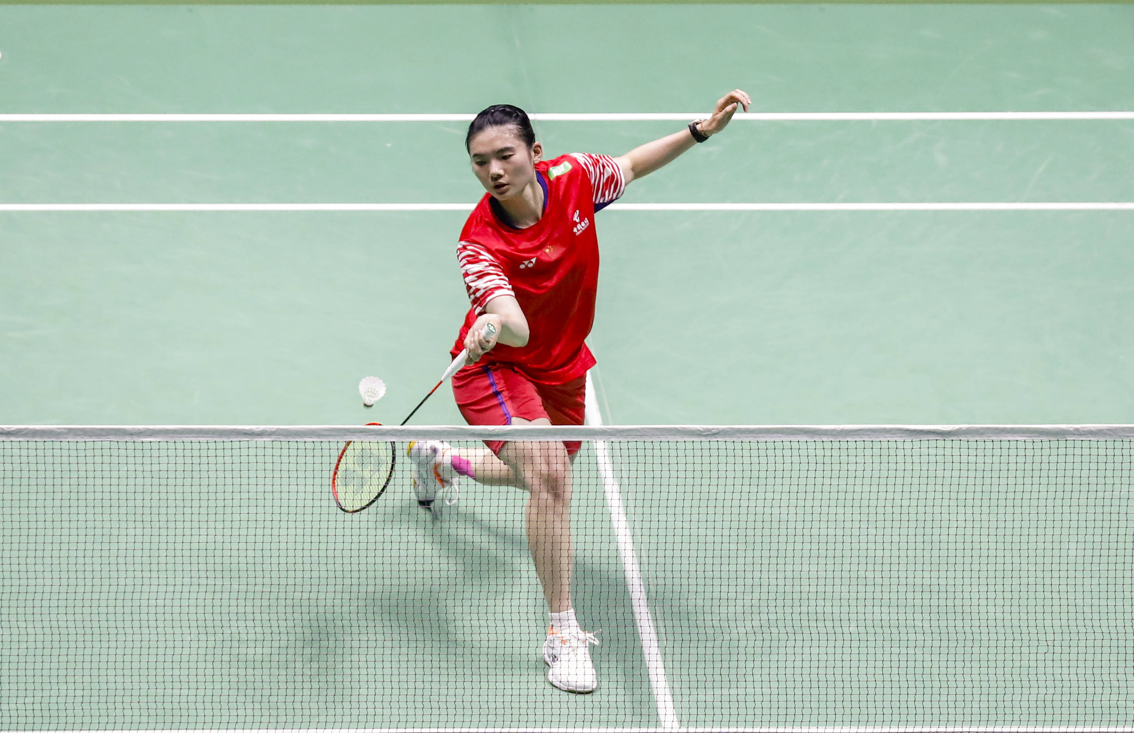 （体育）羽毛球——世锦赛：韩悦首轮晋级