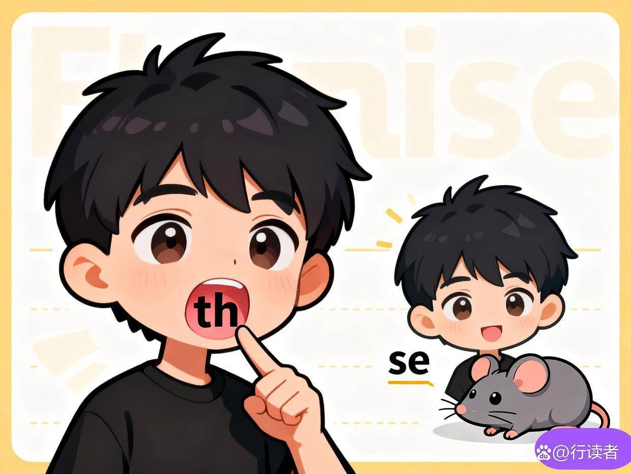 嘴巴和老鼠的英文区别