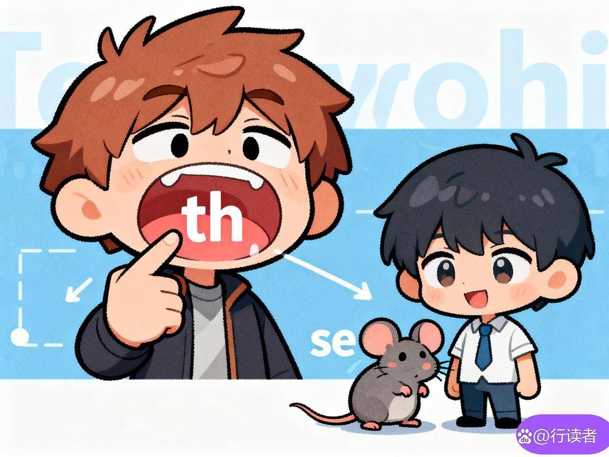 嘴巴和老鼠的英文区别