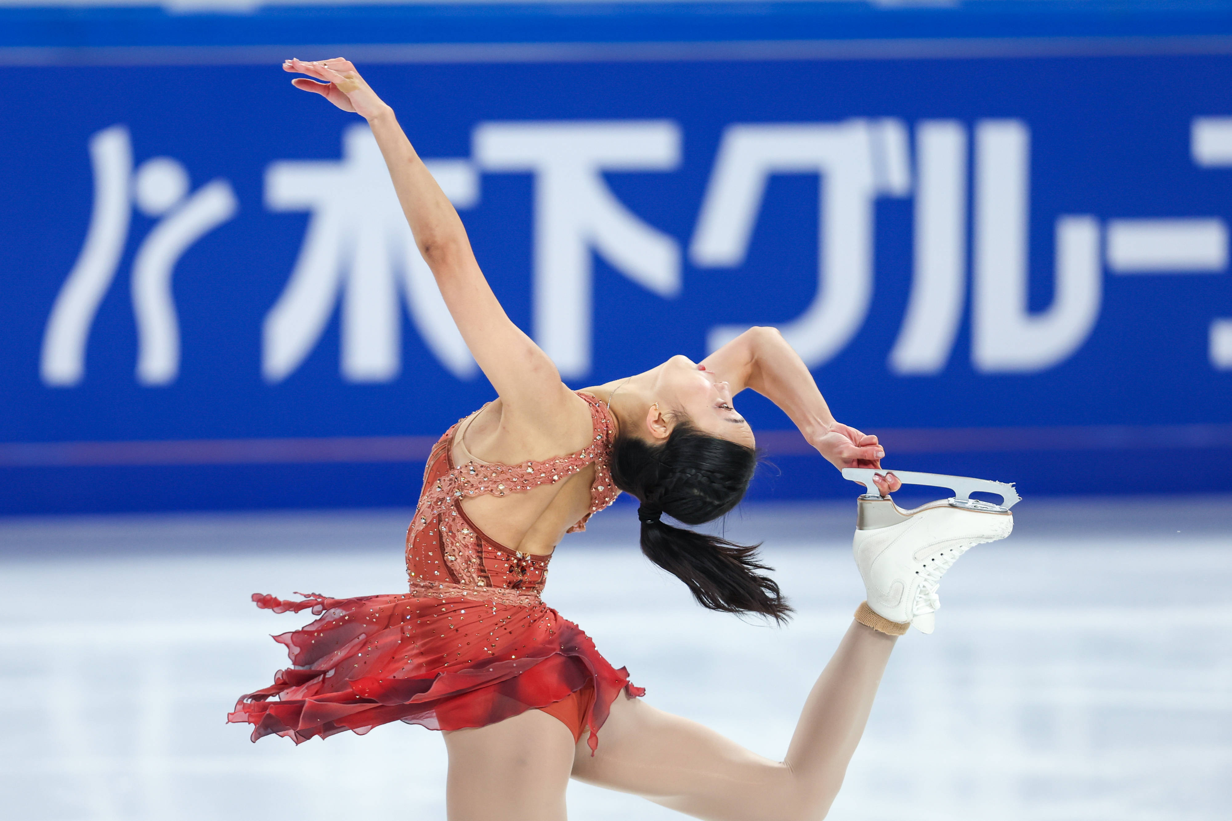 (体育)花样滑冰——中国杯:女子单人滑短节目赛况