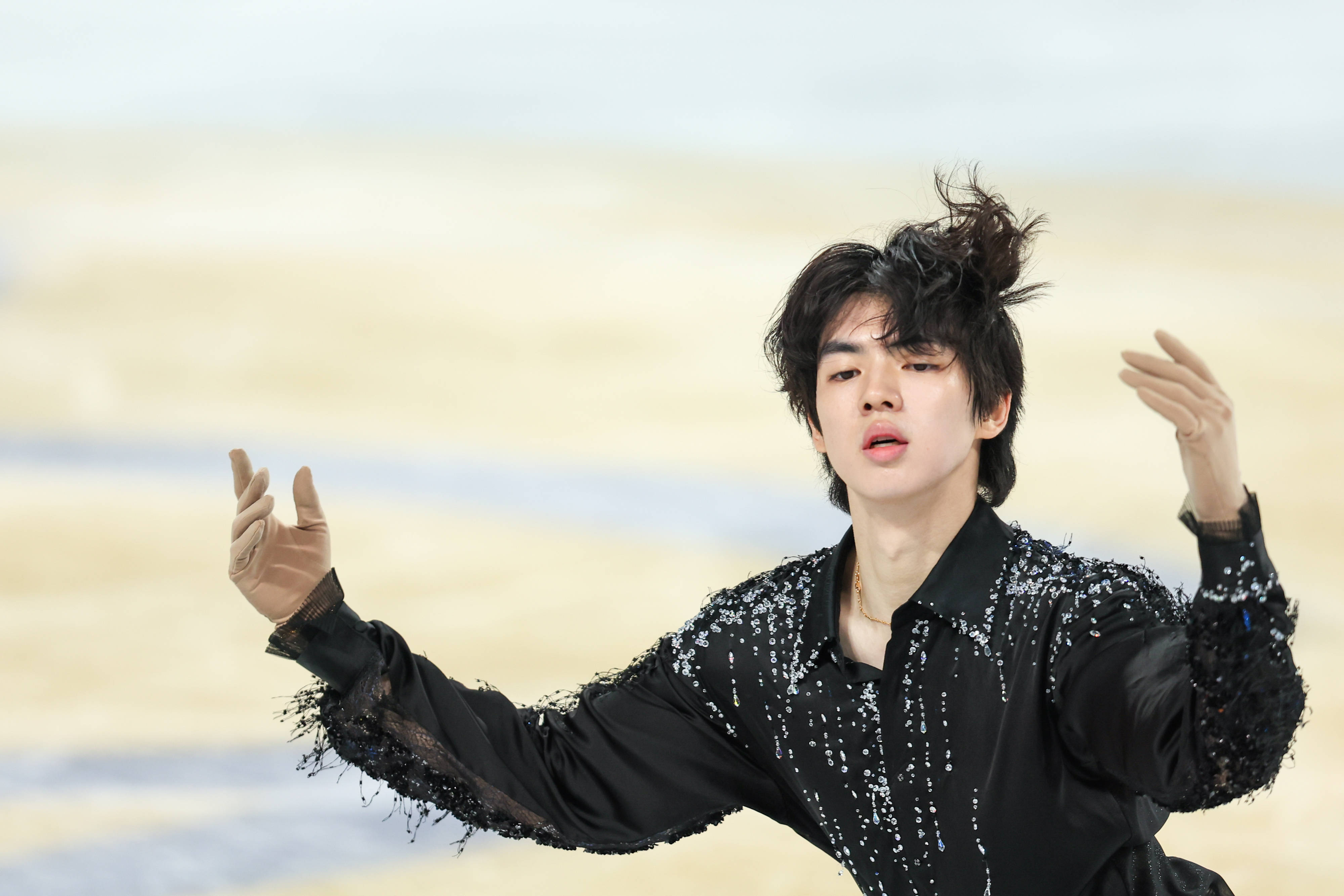 （体育）花样滑冰——中国杯：男子单人滑短节目赛况